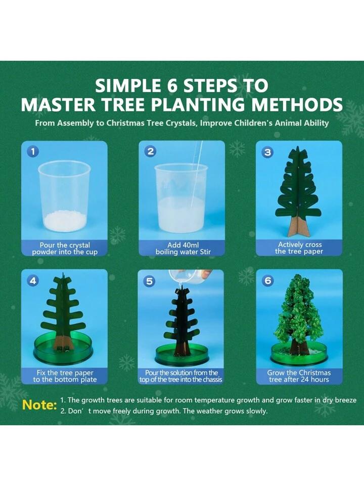 2 Types Magic Growing Christmas Tree