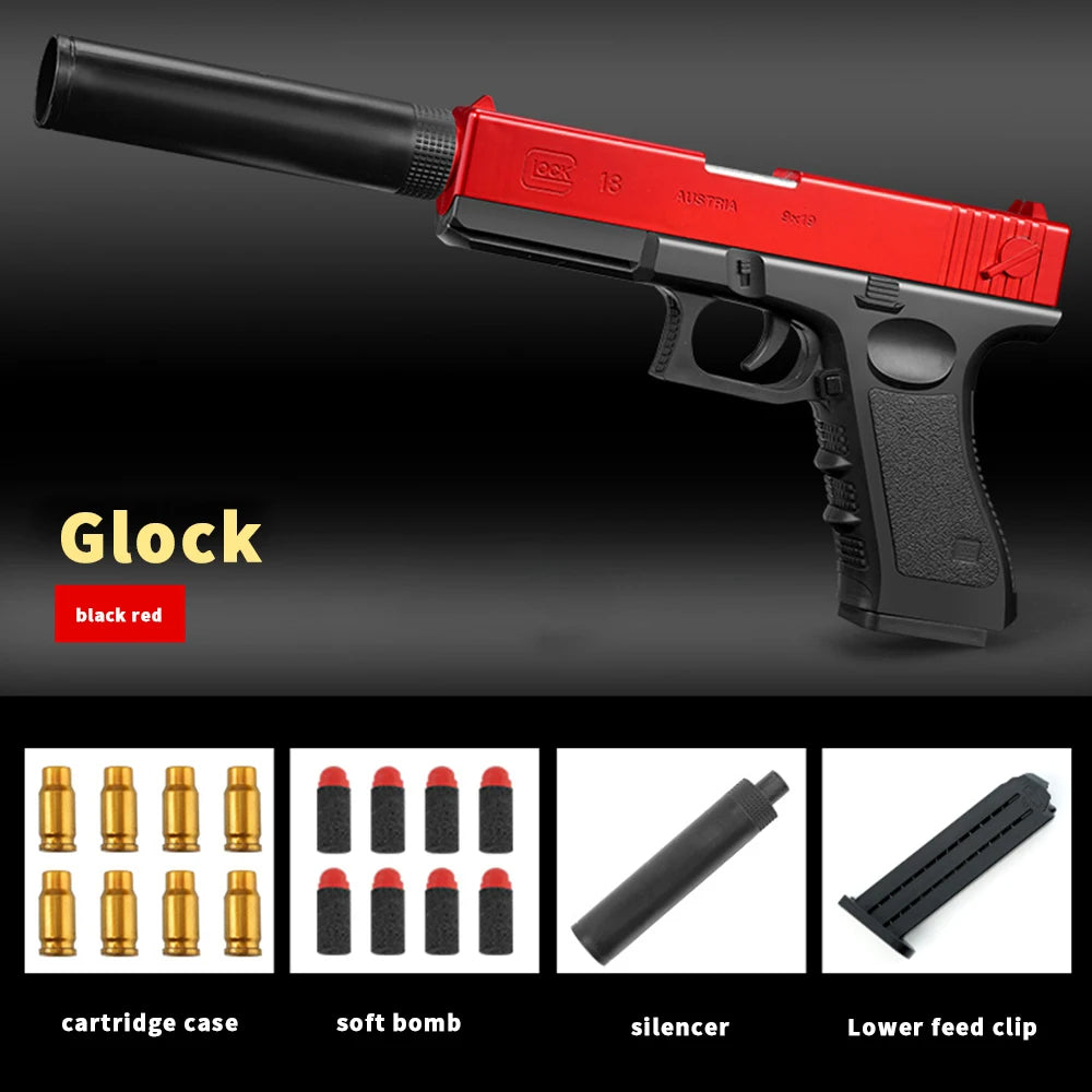 Shell Ejection Soft Bullet High Quality Toy Gun