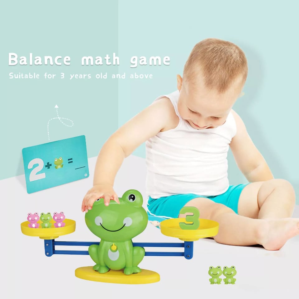 Libra Frog Balance Counting Game