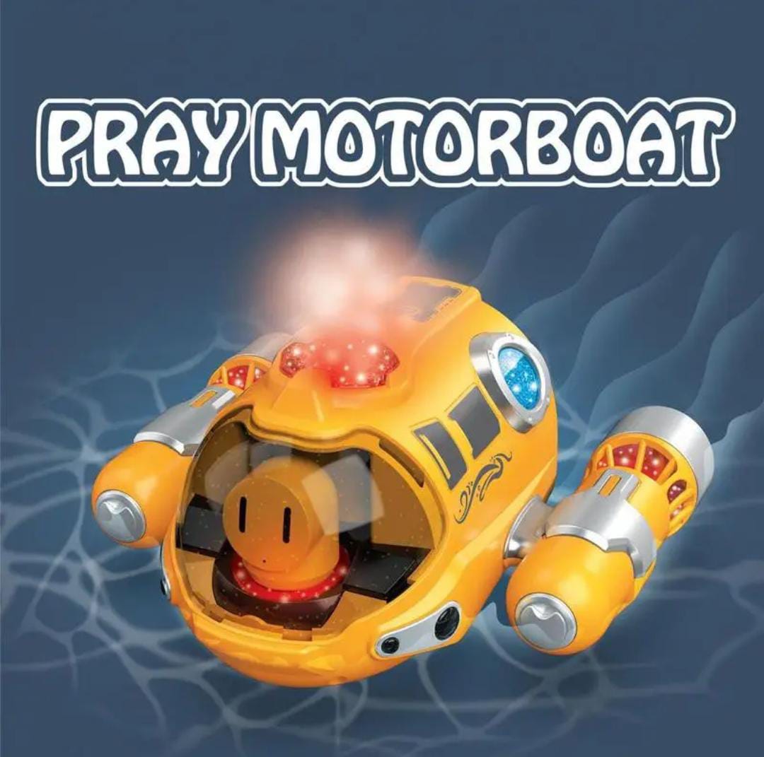 RC Spray Motorboat