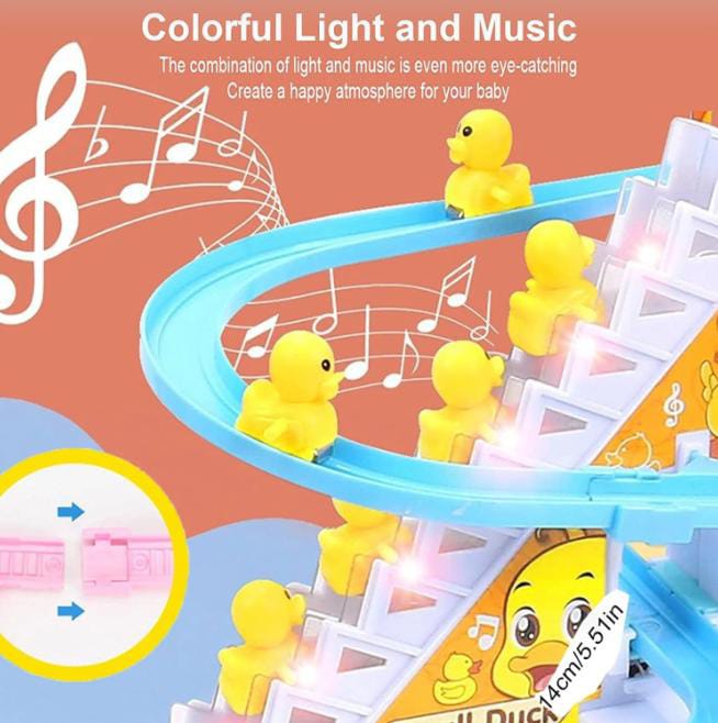 Cute Small Baby Duck Roller Coaster Toy