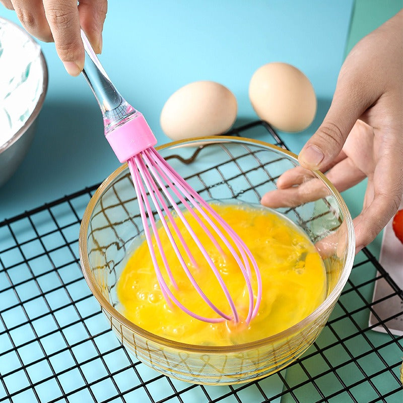 Silicone Hand-held Egg Beater