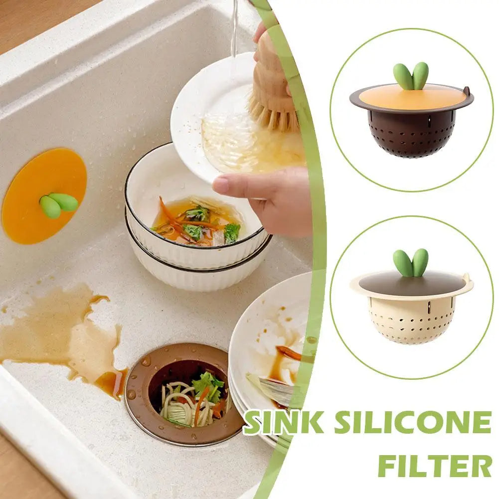Silicone Anti-blocking Sink Strainer