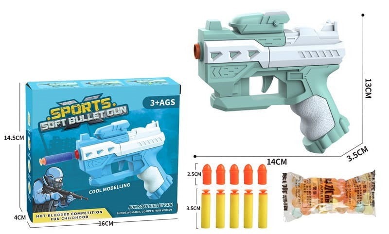 3 In 1 Soft Bullet Gun Toy