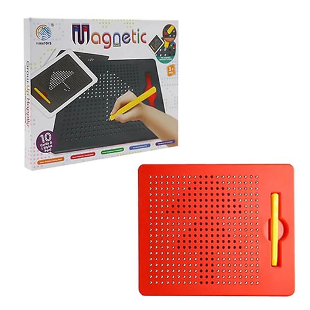 Drawing Magnetic Pad with 10 Pattern Cards For Kids