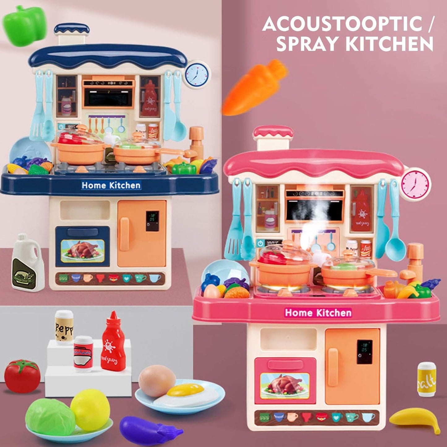 32 Piece DIY Kitchen play house for Girls
