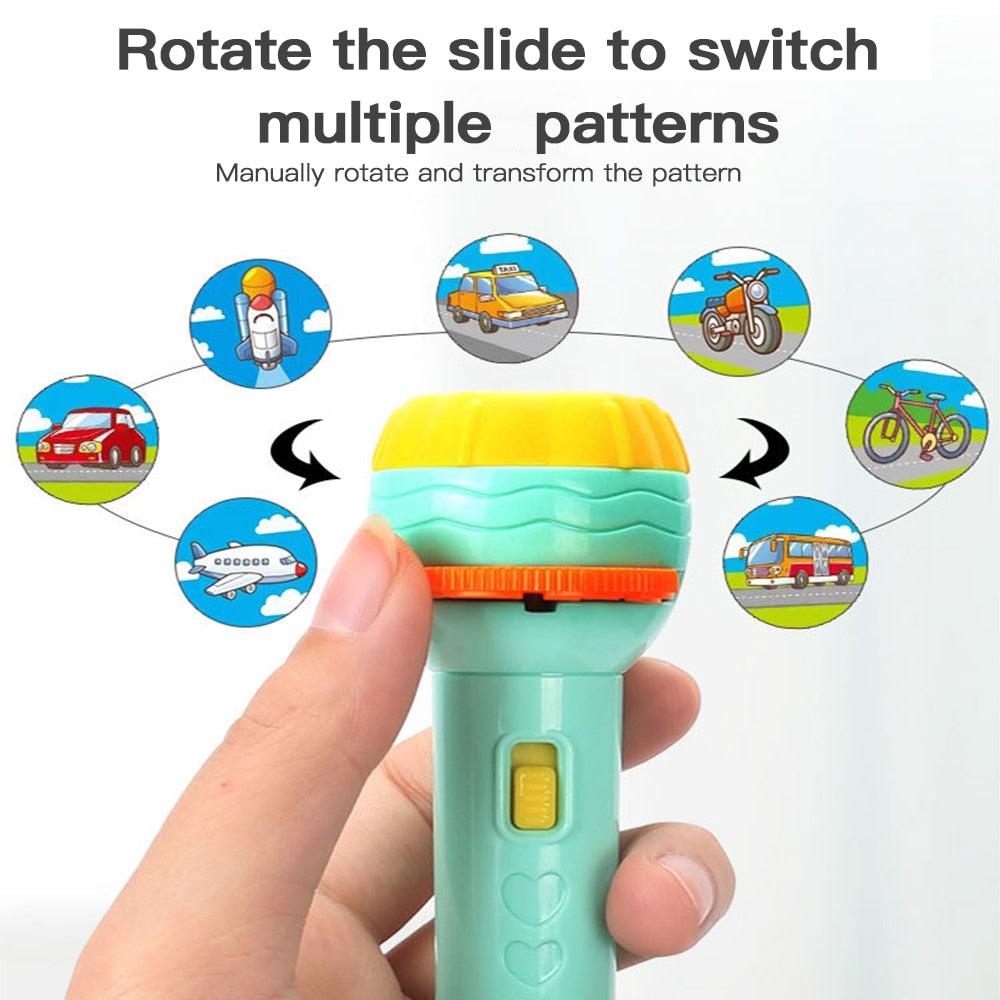 Mini Flashlight Projector Slide Projector Toy