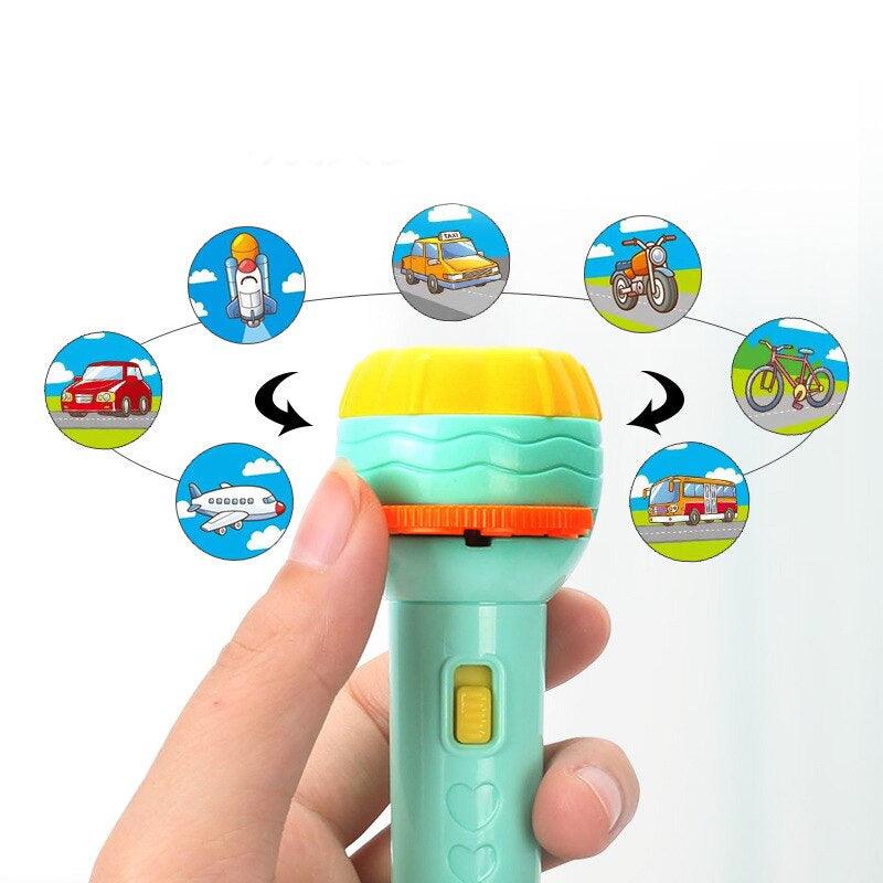 Mini Flashlight Projector Slide Projector Toy