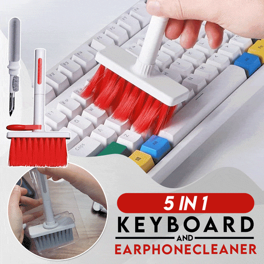 5 in 1 Keyboard & Earphone Cleaner