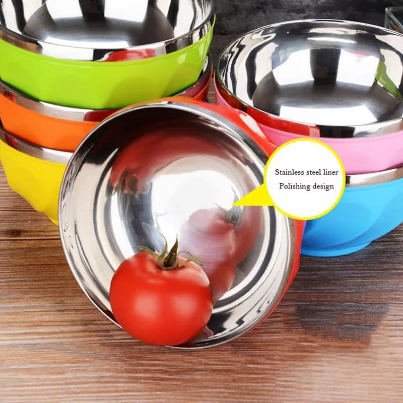 Stainless steel bowl set