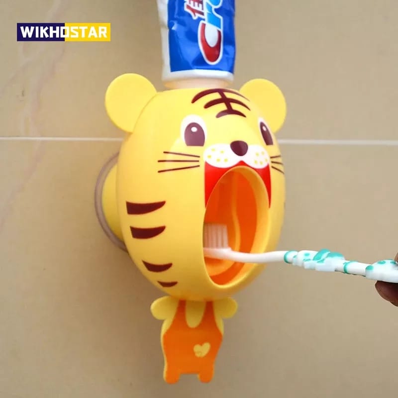 Cartoon shape toothpaste dispenser